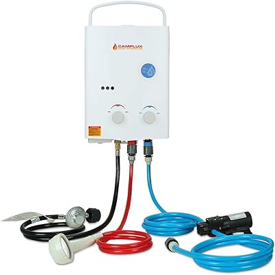 Camplux 5L portable water heater heater without tank 1.32 gpm with water pump 1.2 GPM.. DIAYTAR NIGERIA: Where affordability and variety meet with convenient delivery within 8 days.
