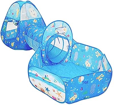 Foldable 3 -in -one game tent for children with tunnel, ball and zipper storage bag... Thousands of items at your fingertips — DIAYTAR Nigeria makes it happen.