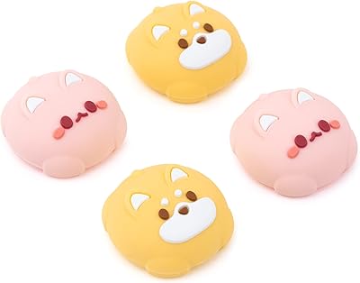 Geekshar Cute Animal Design Ps5 Thumb Grip Set of Cache Compatible with the Joystick.. DIAYTAR NIGERIA brings the market to your screen with thousands of affordable products delivered to your door.