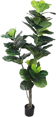 Yatai plant with artificial violin leaves 1.8 meters - Artificial fig tree with plastic pot - Indoor and exterior plants - Balcony artificial plants - Artificial plants outdoors.. Experience the future of shopping with DIAYTAR NIGERIA's extensive selection delivered in just 5-8 days.
