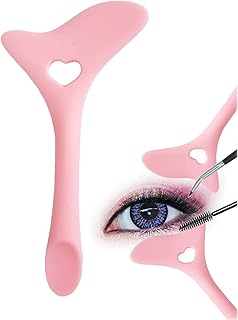 Cat-shaped eyeliner stencils, silicone eyeliner stencils to draw mascara, face cream, easy makeup tool, reusable eyeliner applicator (pink).. Join thousands of satisfied shoppers on DIAYTAR Nigeria.