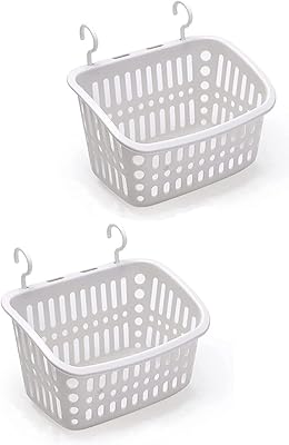 Hanging storage basket with hooks plastic basket for kitchen.. Shop with confidence at DIAYTAR NIGERIA, offering extensive product variety with nationwide delivery.
