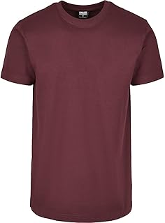 Urban Classics Basic T-shirt for men (lot of 1), red wine, 4xl.. DIAYTAR NIGERIA brings the market to your fingertips with affordable prices and swift delivery services.