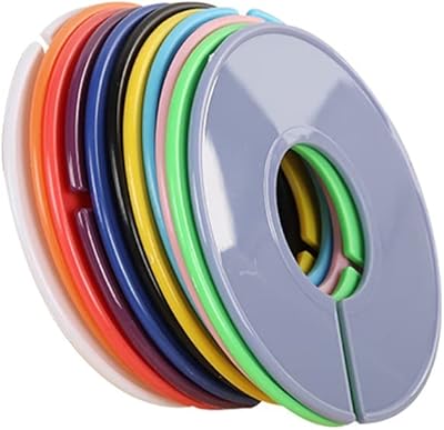 GSHLLO 10 Plastic parts Country holder Divissers Divisseurs de Garde Round hangers Divisseurs de vardor clothing clothing.. DIAYTAR NIGERIA brings the market to your screen with thousands of affordable products delivered to your door.