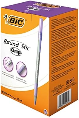 Round ball pens BIC STICK GIP - Economic pack of 40 office pens - purple - Fluid writing and comfortable handling.. Looking for quality and speed? You’ll find both at DIAYTAR Nigeria.