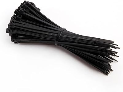 Zipped, robust cable fasteners, higher quality self -locking nylon fasteners for electricity, garden, versatile (400 mm, black).. DIAYTAR NIGERIA: Connecting Nigerians with affordable products through our expansive e-commerce platform.
