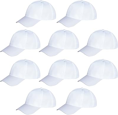 10 pieces of white baseball caps for children, DIY white hats, white baseball caps for children, DIY white baseball cap.. Discover why thousands choose DIAYTAR NIGERIA for affordable products delivered in less than a week.