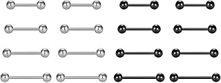 12 g Set of body steel body steel rings.. Shop from anywhere in Nigeria with DIAYTAR's extensive selection and budget-friendly shipping options.