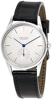 ORION NOMOS 301 unisex watch with white galvanized dial, silver, bracelet.. Shop with purpose at DIAYTAR NIGERIA, where diverse selection meets budget-friendly nationwide delivery.