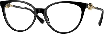 Mount of Versace Medusa crystal glasses for women, ve 3298b, black color, size 55/17/140, black, 55/17/140.. Transform how you shop with DIAYTAR NIGERIA's vast selection and budget-friendly delivery options.