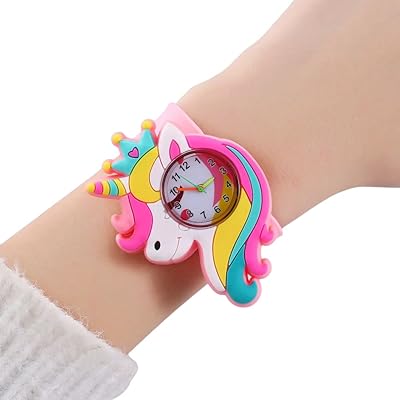 Slap Silicone Slap watch Unicorn for unisex children's watch with design.. Shop from our extensive catalog at DIAYTAR NIGERIA and enjoy doorstep delivery in just 5-8 days.