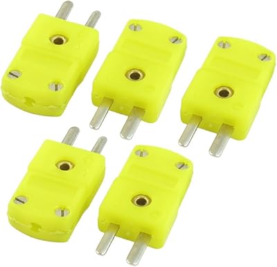 Sourcingmap 5pccs yellow green plastic type K connector thermocouple wire connector.. Your ultimate shopping destination, DIAYTAR NIGERIA combines extensive selection with affordable shipping.