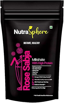 Milk struck dietary nutrasphere pink Falooda with Sabja seeds (10 portions (200 g).. DIAYTAR NIGERIA puts thousands of products at your fingertips with affordable prices and delivery within a week.
