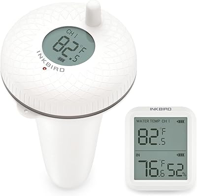 INKBIRD IBS-P01R Wireless floating swimming pool Thermometer Floating receiver Interior and exterior for swimming pool, bathroom, spa, aquarium, fish ponds.. DIAYTAR NIGERIA: Bringing quality products to your doorstep at prices that won't break the bank.