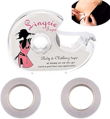 Double -sided adhesive tape, elegant transparent lingerie ribbon for the body and clothes (lot of 1+2), 1.. Transform your online shopping experience with DIAYTAR NIGERIA's affordable and diverse marketplace.