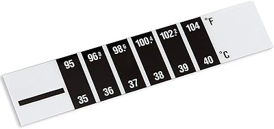 Thermometer 10 front thermometer strips with instantaneous reading strips reusable to check.. Experience the convenience of online shopping with DIAYTAR NIGERIA's reliable 5-8 day delivery service.