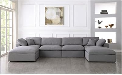 Soft of living room in the shape of a padded and modern reversible u.. Experience the DIAYTAR difference with our vast product selection and delivery within 5-8 days.