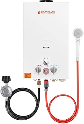 Camplux propane gas water heater 264 GPM water heaters without tank for outdoor campsite with display.. Discover shopping reimagined with DIAYTAR NIGERIA's extensive catalog and 5-8 day delivery service.