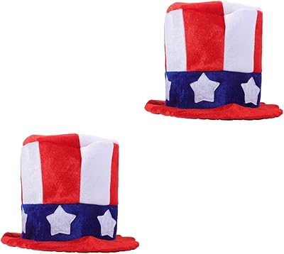 Amosfun 2 pieces Hat of independence for adults, American flag, American decor, national holiday of veterans, American flag hat, patriotic accessories, decorative hat of American flag Aldult.. Click, pay, receive — DIAYTAR Nigeria makes online shopping seamless.