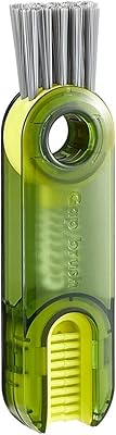 Multifunctional cleaning brush in Silicone -shaped ECVV 3 in 1 for bottles, cup covers, crevices, kitchen and house cleaning tools.. DIAYTAR NIGERIA: Your affordable marketplace with reliable 5-8 day shipping across Nigeria.