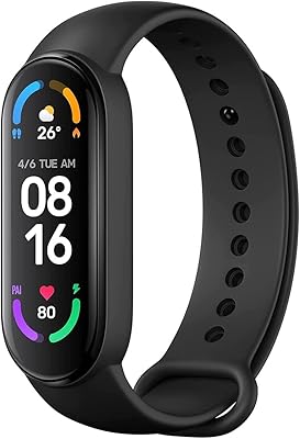 Xiaomi Mi Smart Band 6, 1.56 -inch AMOLED screen, monitoring heart rate and oxygen in the blood 24 hours a day, Bluetooth, 5 ATM activity tracker, International version, Black.. Your complete shopping solution, DIAYTAR NIGERIA offers extensive choice with competitive prices and delivery.