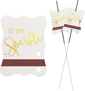 100 scintillating wedding cards "Let Love Sparkle" Metal Seeding Pockets Stamped in Leaf.. Discover endless possibilities with DIAYTAR NIGERIA's comprehensive catalog and budget-friendly delivery.