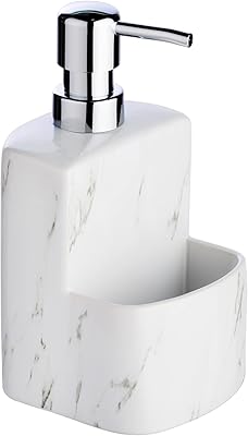 Liquid dispenser for Winko Festival marble dishes with modern and decorated design, hand disinfectant pump, storage capacity of 0.38 liters, 10 x 18 x 10 cm, white.. Discover endless possibilities with DIAYTAR NIGERIA's comprehensive catalog and budget-friendly delivery.
