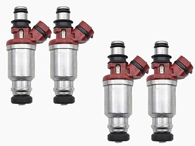 93-97 Set of 4 fuel injectors for Toyota Celica Corolla Geo Prizm 1.8l.. Shop the future with DIAYTAR NIGERIA - thousands of products, unbeatable prices, delivery within a week.