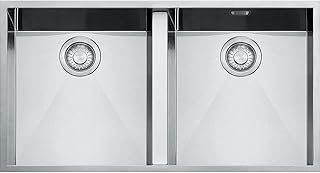 Frankie stainless steel kitchen sink (silk) with double flat ppx tank 120 122.0198.205, gray.. DIAYTAR NIGERIA brings the market to your screen with thousands of affordable products delivered to your door.