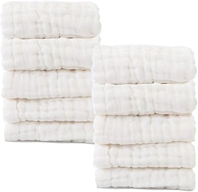 Towels for Mokin Natural Musselin Face for Baby - Sweet Mugspools for Newborn Born For Sensitive Skins - Prenatal Party Gift, 10 12 x 12 inch packets (White).. Embrace a new era of online shopping with DIAYTAR NIGERIA's extensive range and budget-friendly prices.
