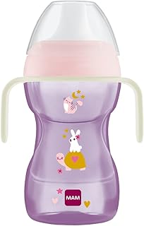Mam cup with fun to drink luminous handles, bottle with handles, goblet, transition bottle for infants and toddlers, pink.. Fast, affordable, and reliable — that’s the DIAYTAR Nigeria experience.