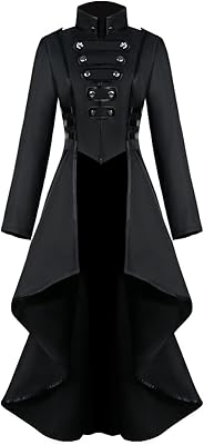 Vintage steampunk jacket Halloween costumes for women medieval gothic clothes Renaissance for women irregular cosplay costume of Victorian pirate for adults.. Discover shopping simplified with DIAYTAR NIGERIA's comprehensive platform and reliable 5-8 day shipping.