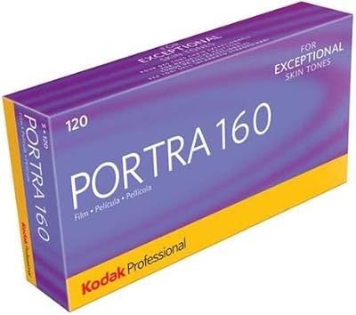 Negative film Kodak Portra 160, ISO 160, size 120, pack of 5.. Experience shopping without limits at DIAYTAR NIGERIA, where affordability meets convenience in just days.
