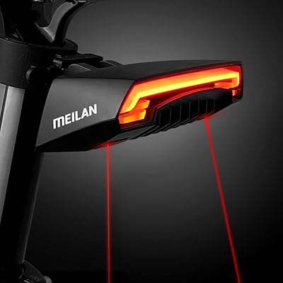 Rear Ey Smart Bike Milan X5, wireless indicators, Automatic Stop Fire, remote floor warning line, rechargeable by USB, waterproof, rear safety warning for cycling.. Fast. Reliable. Affordable. DIAYTAR Nigeria is all that and more.