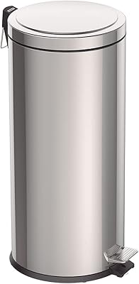 Stainless steel pedal trash cans TRAMONTINA polished finish with inner bucket - 30 liters.. Your budget-friendly online marketplace, DIAYTAR NIGERIA delivers a world of products in just 5-8 days.
