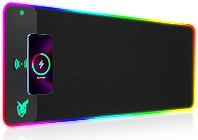 Wireless RGB lighting mouse carpet 10 W.. Nigeria's fastest-growing e-commerce site offers unbeatable prices and delivery within 8 days.