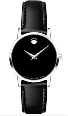 0607317 Women's Woman Black Leather Black Dial - Movado Museum Classic 28 mm - Blue, Blue.. Discover why DIAYTAR NIGERIA is the smart shopper's choice for affordable products delivered nationwide.