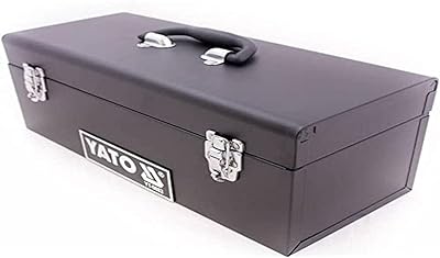 Yato YT-0883 metal toolbox, size 428 mm.. DIAYTAR NIGERIA: Where value shopping meets reliable 5-8 day delivery across the nation.