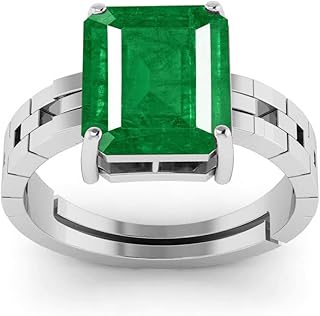 Emerald ring 8.50 ratti natural emerald ring silver plated, adjustable ring, astrological precious stone for men and women {tested in the laboratory} with certificate, silver plated, emerald.. Nigeria's most loved e-commerce platform delivers affordable shopping solutions to your doorstep.