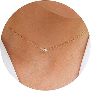 CAROVO MIGNON GOLD CHAIN ​​COLLARS FOR WOMEN, ROSE 14 carat pink/ROSE/ROSE GOLD Elegant Simple Simple Cubic Zircon Solitory pendant Camer Style Camera Pendant Women Girls Gifts Gifts.. Discover why millions choose DIAYTAR for affordable online shopping with delivery in just 5-8 days.