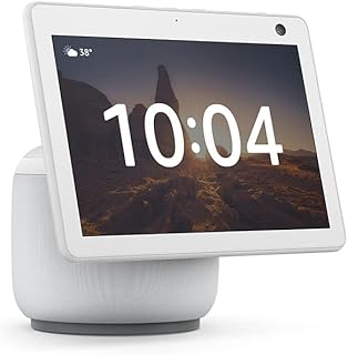 Echo Show 10 | 3rd generation, HD smart screen with movement and Alexa (Arabic or English) | white.. DIAYTAR NIGERIA: Where shopping dreams become reality with budget-friendly prices and prompt delivery.