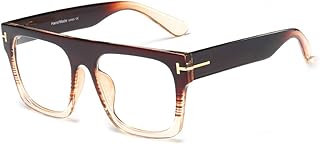 Fashionable square glasses, without prescription, large flat -top glasses, transparent glasses, glasses.. Affordable shopping made easy on DIAYTAR Nigeria, with fast delivery from 5 to 8 days.