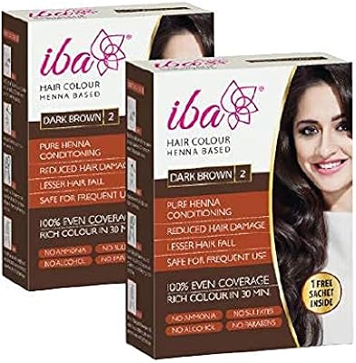 IBA Halal Care hair coloring, dark chestnut 70 g + bag offered (lot of 2) 14 photos 2 boxes.. Experience shopping freedom with DIAYTAR NIGERIA's comprehensive platform and reliable shipping service.