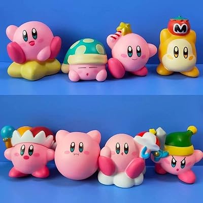 8 pieces/Star set Kirby anime toys cute cartoon pink kirby miniature set decoration toy ornaments gifts gifts.. Shop everything from A to Z on DIAYTAR Nigeria — delivered nationwide.