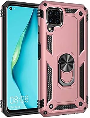 SOSUS ROBUST MILITARY QUALITY HYBRID COLLET with integrated metal swivel ring and crutch for Huawei Nova 7i (Rose gold).. Shop smart, shop DIAYTAR - Nigeria's most affordable e-commerce platform with nationwide delivery.