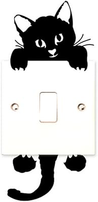 New wall stickers with cat design for decoration of children's room and child's bedroom, tuscum (black).. Discover why millions choose DIAYTAR for affordable online shopping with delivery in just 5-8 days.