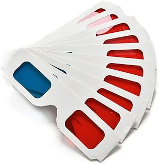 Beikal 3D paper glasses, white cardboard frame, 50 pairs.. DIAYTAR NIGERIA: Revolutionizing accessibility to quality products at budget-friendly prices across Nigeria.
