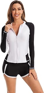 Flat swimsuit surf with long sleeves and zipped for women with set.. DIAYTAR NIGERIA: Making online shopping accessible with affordable prices and nationwide delivery service.