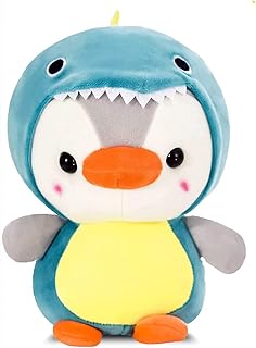 Penguin doll, 10 -inch elephant penguin doll transformed into a dinosaur doll, penguin -stuffed doll, pretty men's and girls velvet pillow.. DIAYTAR NIGERIA delivers what you want at prices you'll love, all within 5-8 days nationwide.