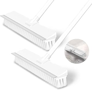 Brush to challenge the floors with long handle, 2 in 1 hard brush, cleaning brush for walls and terraces of the bathroom, patio, kitchen, pack of 2.. Forget the long lines — DIAYTAR Nigeria is always open for shopping.
